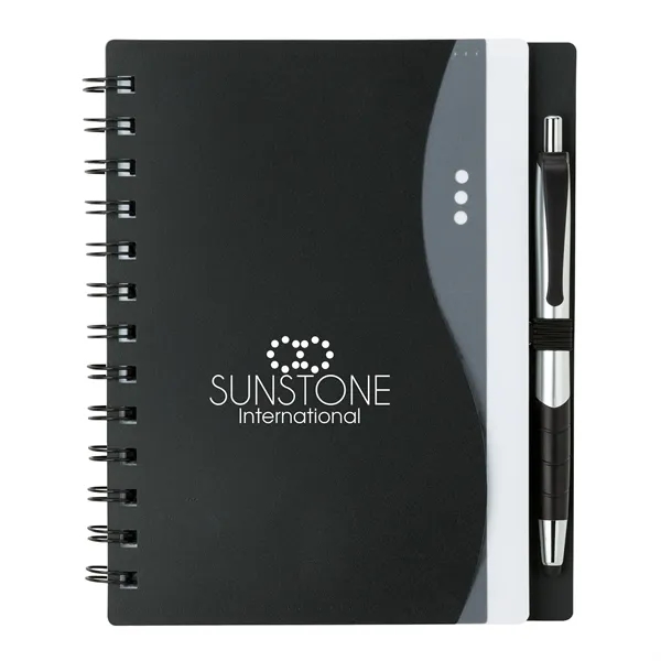Bellevue Junior Notebook w/Stylus Pen... from ASI 67866 Logomark/Valumark