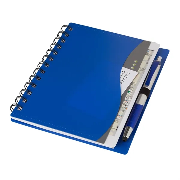 Bellevue Junior Notebook w/Stylus Pen... from ASI 67866 Logomark/Valumark