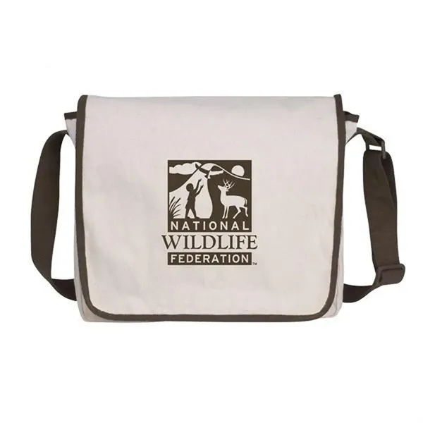 V Natural Cotton Messenger... from ASI 40480 Koozie Group