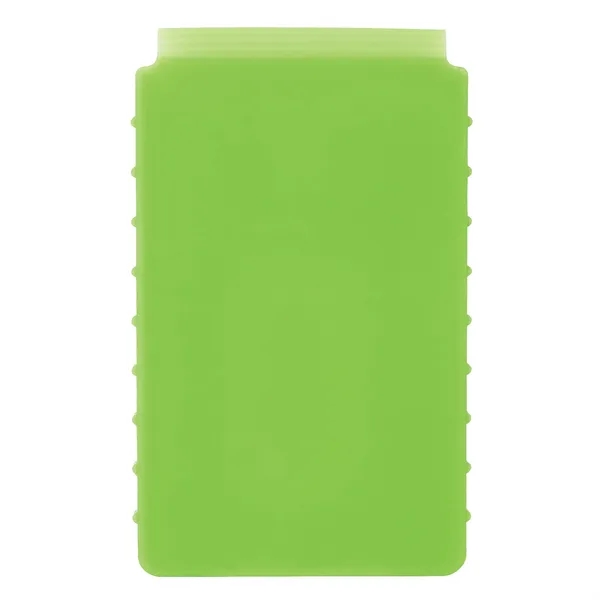 0.5" x 4" x 2.38" silicone business card case with thumb... from ASI 67866 Logomark/Valumark / Valumark™