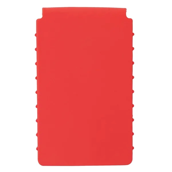 0.5" x 4" x 2.38" silicone business card case with thumb... from ASI 67866 Logomark/Valumark / Valumark™