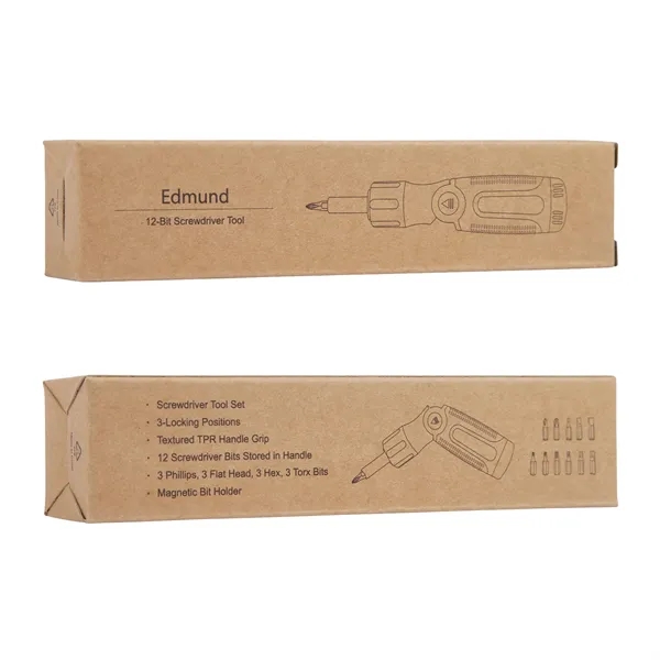Edmund 3-Position, 12-Bit Screwdriver Tool... from ASI 67866 Logomark/Valumark
