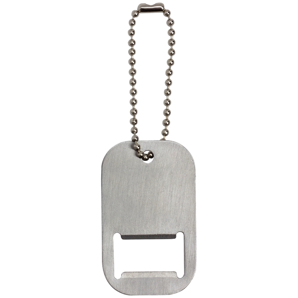 Customizable dog tag that's a bottle opener and comes on a... from ASI 62190 Illini