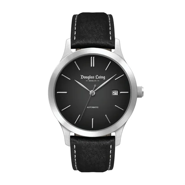 40MM STEEL SILVER CASE, 3 HAND "AUTOMATIC" MVMT, D...... from ASI 67866 Logomark/Valumark