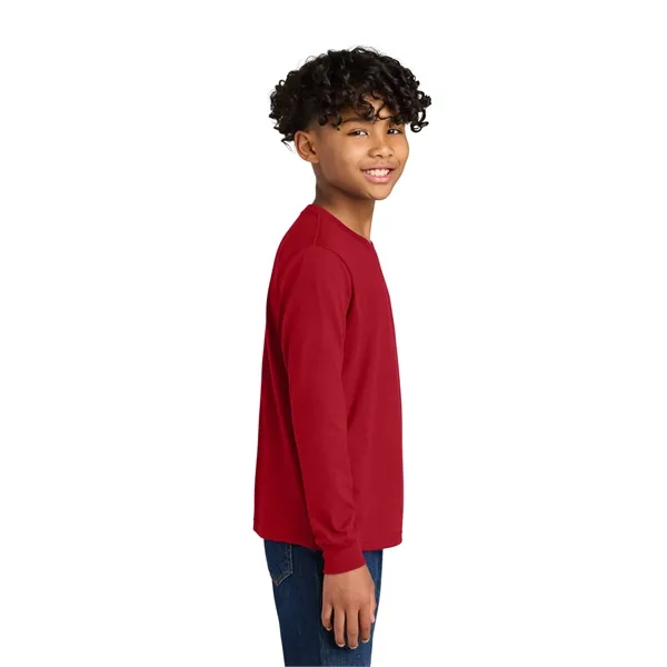 Next Level Apparel Youth Cotton Long Sleeve Tee... from ASI 84863 SanMar