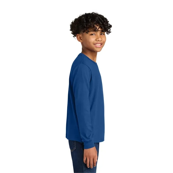 Next Level Apparel Youth Cotton Long Sleeve Tee... from ASI 84863 SanMar
