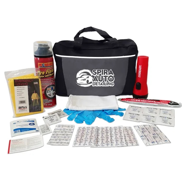 Garyline® Premium Auto Emergency Kit - 32 Piece... from ASI 40480 Koozie Group