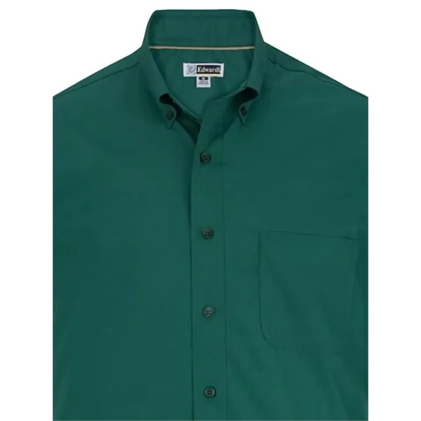 Edwards Men's Lightweight Short Sleeve Poplin Shirt... from ASI 86018 Scrub Authority / Uniform Stores