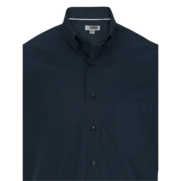 Edwards Men's Lightweight Short Sleeve Poplin Shirt... from ASI 86018 Scrub Authority / Uniform Stores