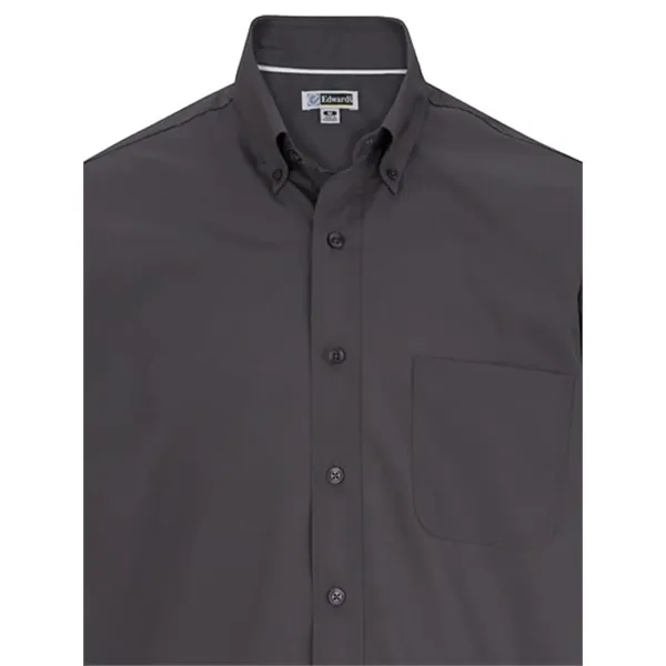 Edwards Men's Lightweight Short Sleeve Poplin Shirt... from ASI 86018 Scrub Authority / Uniform Stores