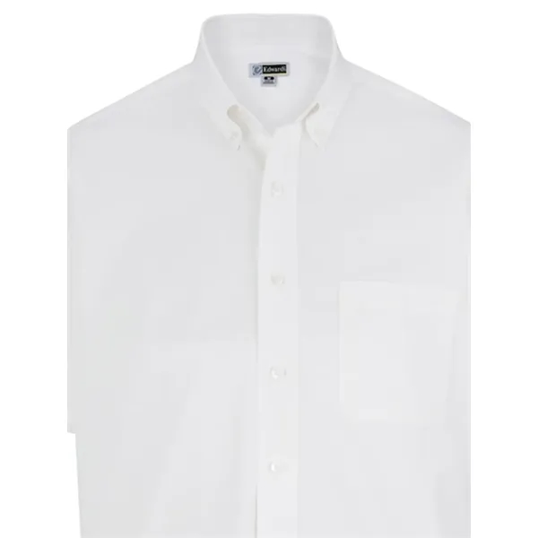 Edwards Men's Lightweight Short Sleeve Poplin Shirt... from ASI 86018 Scrub Authority / Uniform Stores