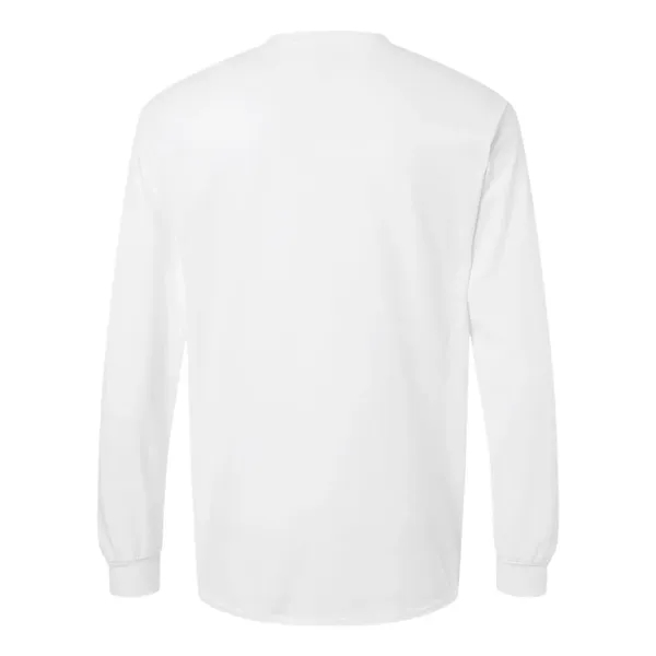 Adult long sleeve t-shirt with a pocket. Blank product.... from ASI 84358 S&S Activewear