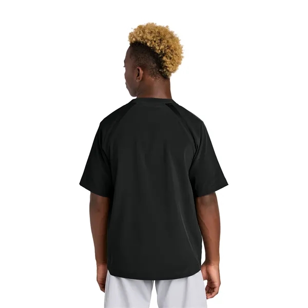 Sport-Tek Youth Repeat 1/2-Zip Short Sleeve Jacket... from ASI 84863 SanMar