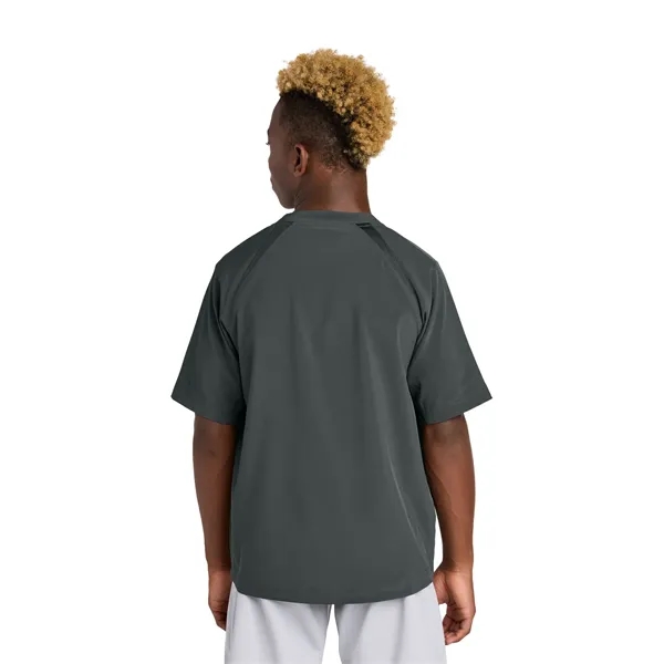 Sport-Tek Youth Repeat 1/2-Zip Short Sleeve Jacket... from ASI 84863 SanMar