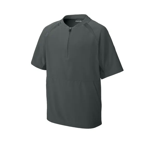 Sport-Tek Youth Repeat 1/2-Zip Short Sleeve Jacket... from ASI 84863 SanMar