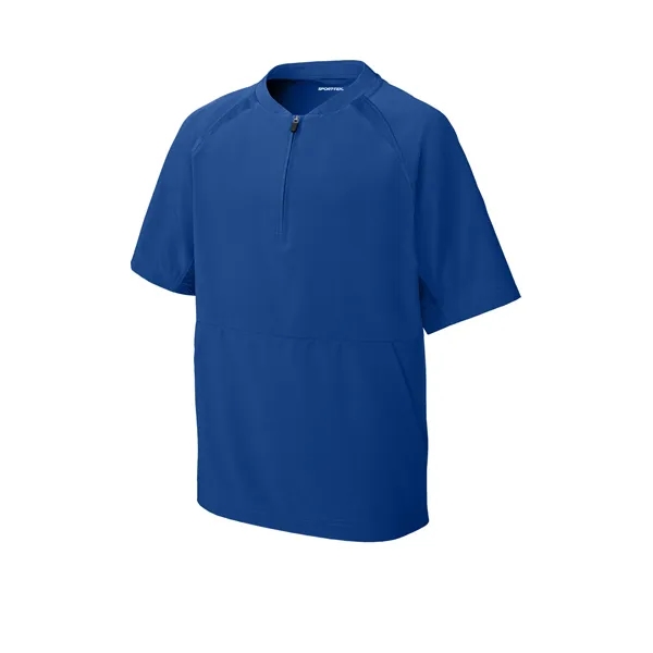 Sport-Tek Youth Repeat 1/2-Zip Short Sleeve Jacket... from ASI 84863 SanMar