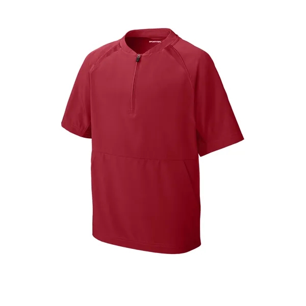 Sport-Tek Youth Repeat 1/2-Zip Short Sleeve Jacket... from ASI 84863 SanMar