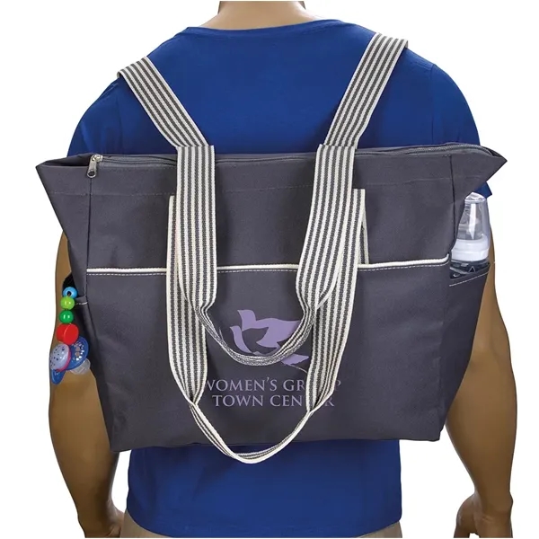 Stripe Diaper Tote-Pack... from ASI 40480 Koozie Group
