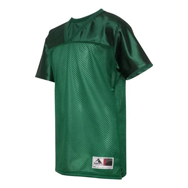 3.35 oz., 100% polyester tricot mesh Juniors' replica football t-shirt.... from ASI 84358 S&S Activewear