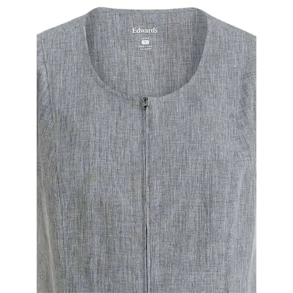 Edwards Industries - Women's Scoop Neck Full-Zip Tunic... from ASI 86018 Scrub Authority / Uniform Stores