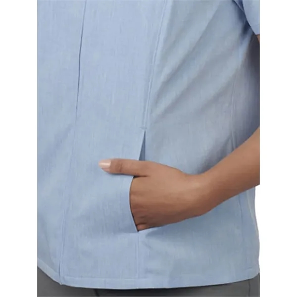 Edwards Industries - Women's Scoop Neck Full-Zip Tunic... from ASI 86018 Scrub Authority / Uniform Stores