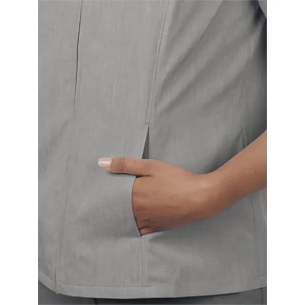 Edwards Industries - Women's Scoop Neck Full-Zip Tunic... from ASI 86018 Scrub Authority / Uniform Stores