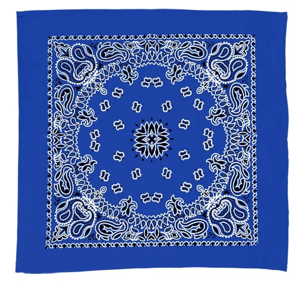 Garyline® 22" Bandana with Stock Paisley Pattern... from ASI 40480 Koozie Group