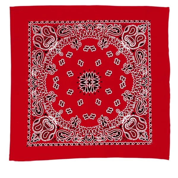 Garyline® 22" Bandana with Stock Paisley Pattern... from ASI 40480 Koozie Group