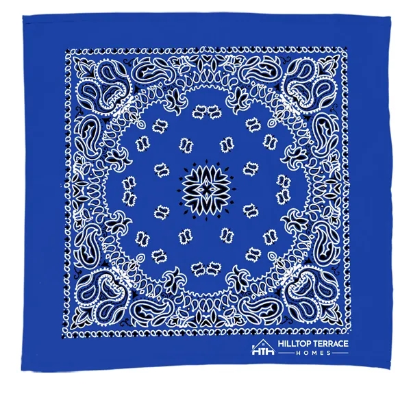 Garyline® 22" Bandana with Stock Paisley Pattern... from ASI 40480 Koozie Group