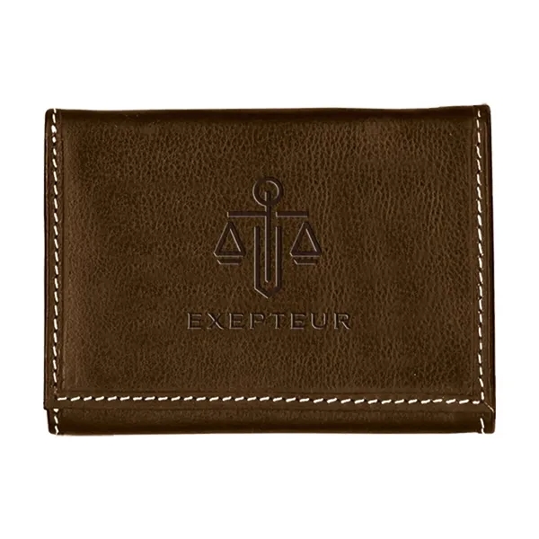 Andrew Philips® Contrast Stitch Tri-Fold Wallet... from ASI 40480 Koozie Group