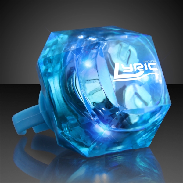 Blank or imprinted. Huge gem single color rings... from ASI 34194 ALightPromos / Alight Promotional Products