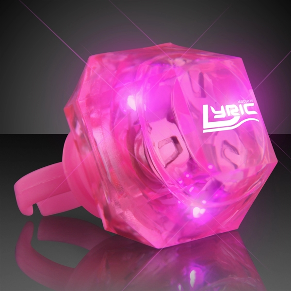 Blank or imprinted. Huge gem single color rings... from ASI 34194 ALightPromos / Alight Promotional Products