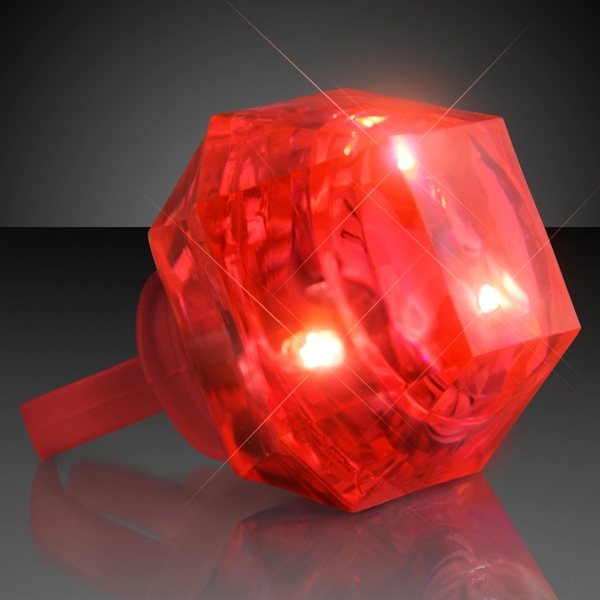 Blank or imprinted. Huge gem single color rings... from ASI 34194 ALightPromos / Alight Promotional Products