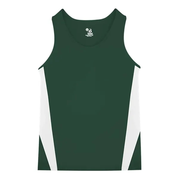 Youth singlet made of 100% polyester with contrast side inserts, moisture... from ASI 84358 S&S Activewear