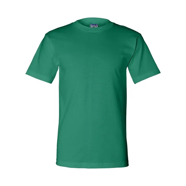 Adult pre-shrunk 100% cotton short sleeve t-shirt, union made. Blank product.... from ASI 84358 S&S Activewear