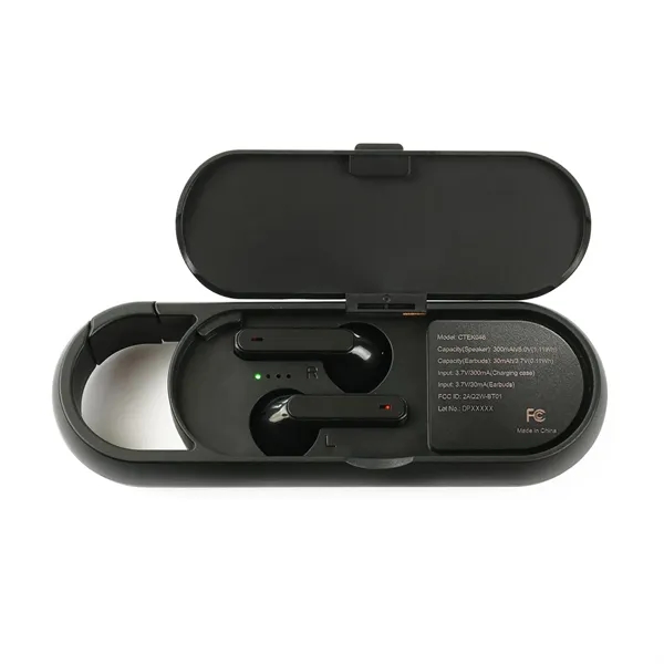 Sync Truly Wireless Earbuds and Bluetooth® Speaker Set... from ASI 40480 Koozie Group