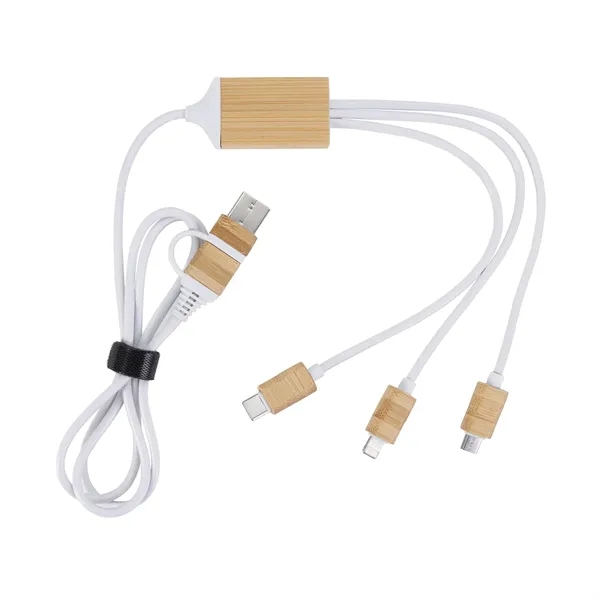 BambooTunes 5-in-1 Charging Cable... from ASI 40480 Koozie Group