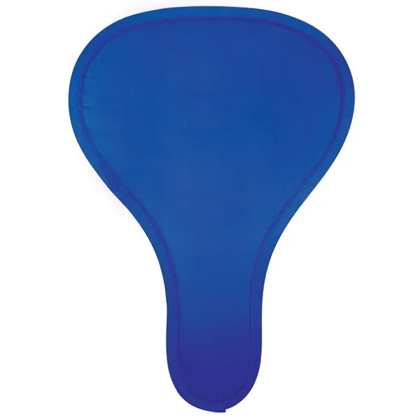 Folding hand fan with an elastic strap and silver on one... from ASI 40480 Koozie Group