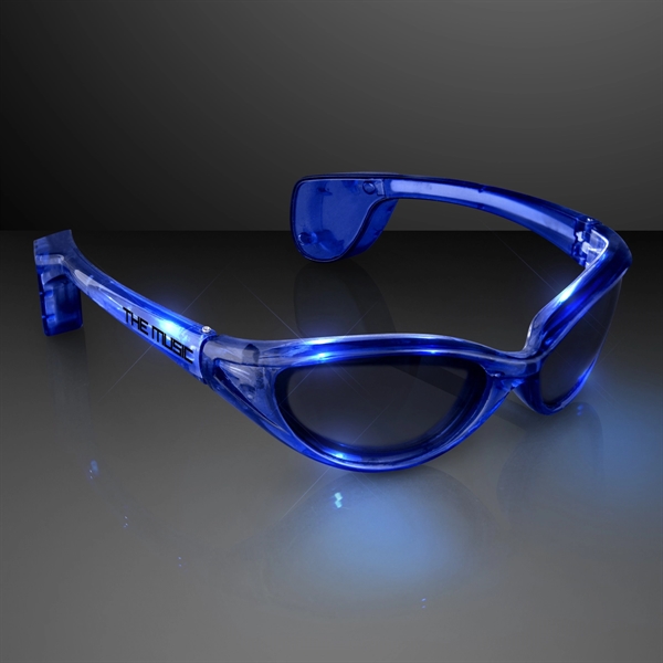 Blank or imprinted. Flashing LED Sunglasses... from ASI 34194 ALightPromos / Alight Promotional Products