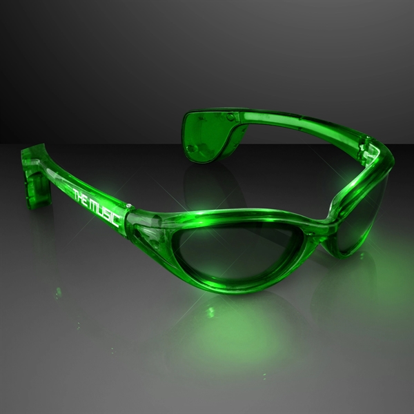 Blank or imprinted. Flashing LED Sunglasses... from ASI 34194 ALightPromos / Alight Promotional Products