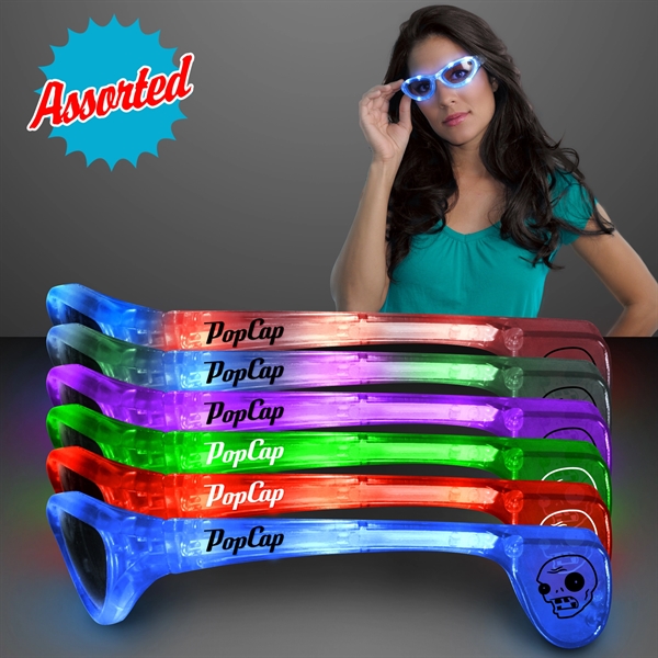 Blank or imprinted. Flashing LED Sunglasses... from ASI 34194 ALightPromos / Alight Promotional Products