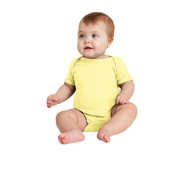 Rabbit Skins Infant Short Sleeve Baby Rib Bodysuit.... from ASI 84863 SanMar