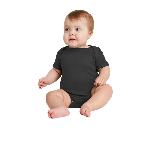 Rabbit Skins Infant Short Sleeve Baby Rib Bodysuit.... from ASI 84863 SanMar