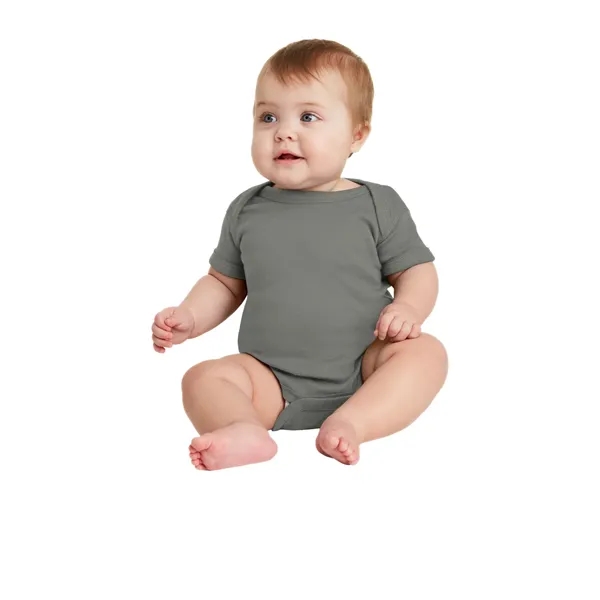 Rabbit Skins Infant Short Sleeve Baby Rib Bodysuit.... from ASI 84863 SanMar