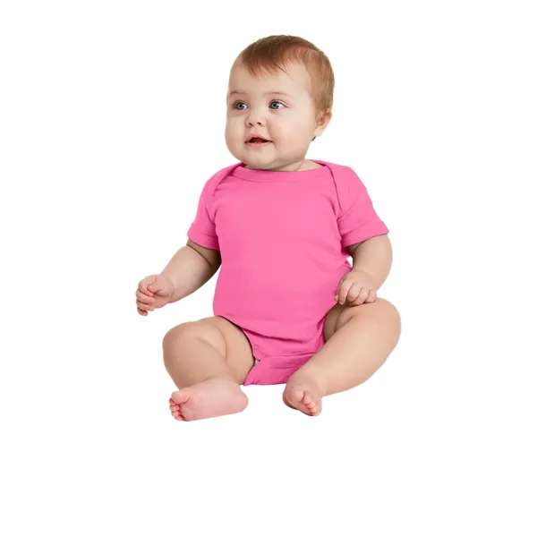 Rabbit Skins Infant Short Sleeve Baby Rib Bodysuit.... from ASI 84863 SanMar