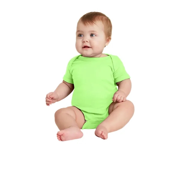 Rabbit Skins Infant Short Sleeve Baby Rib Bodysuit.... from ASI 84863 SanMar