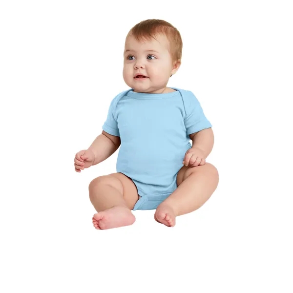 Rabbit Skins Infant Short Sleeve Baby Rib Bodysuit.... from ASI 84863 SanMar
