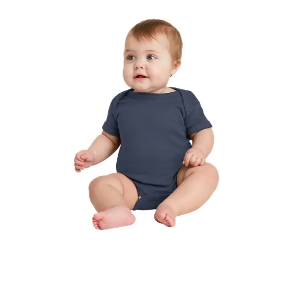Rabbit Skins Infant Short Sleeve Baby Rib Bodysuit.... from ASI 84863 SanMar