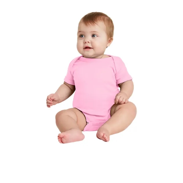 Rabbit Skins Infant Short Sleeve Baby Rib Bodysuit.... from ASI 84863 SanMar