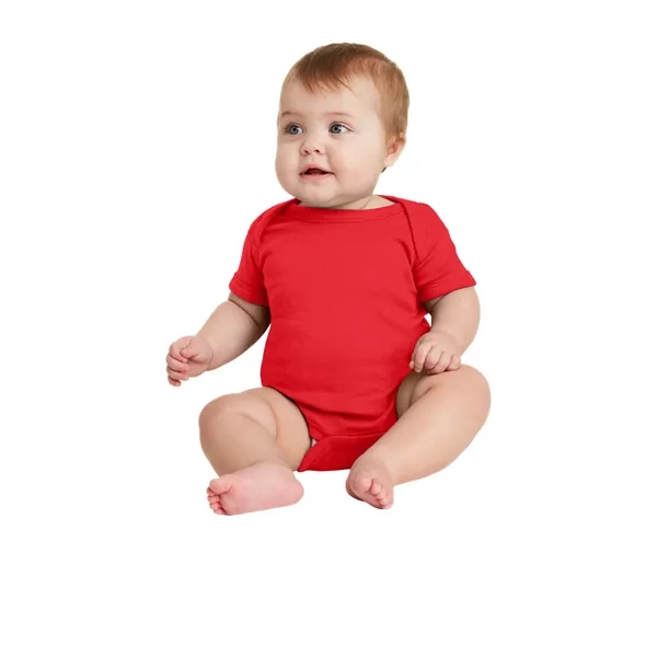 Rabbit Skins Infant Short Sleeve Baby Rib Bodysuit.... from ASI 84863 SanMar